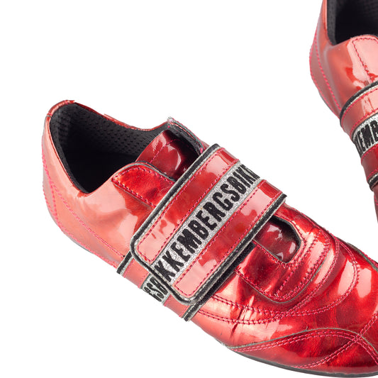 Dirk Bikkembergs Vintage Red Patent Leather Sneakers (36 EU)