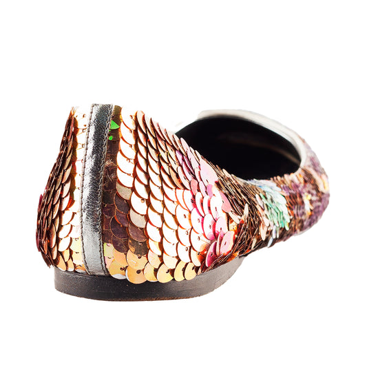 Miu Miu Vintage Sequins Multicolor Ballerinas (37,5 EU)