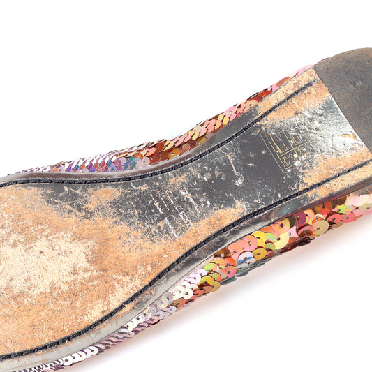 Miu Miu Vintage Sequins Multicolor Ballerinas (37,5 EU)