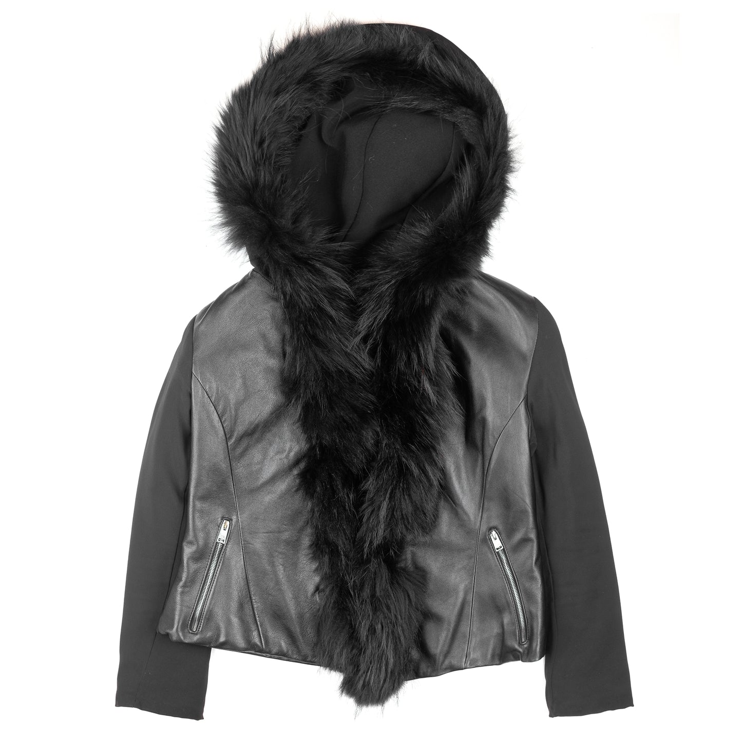 Cop Copine Black Vintage Fur Coat (S)