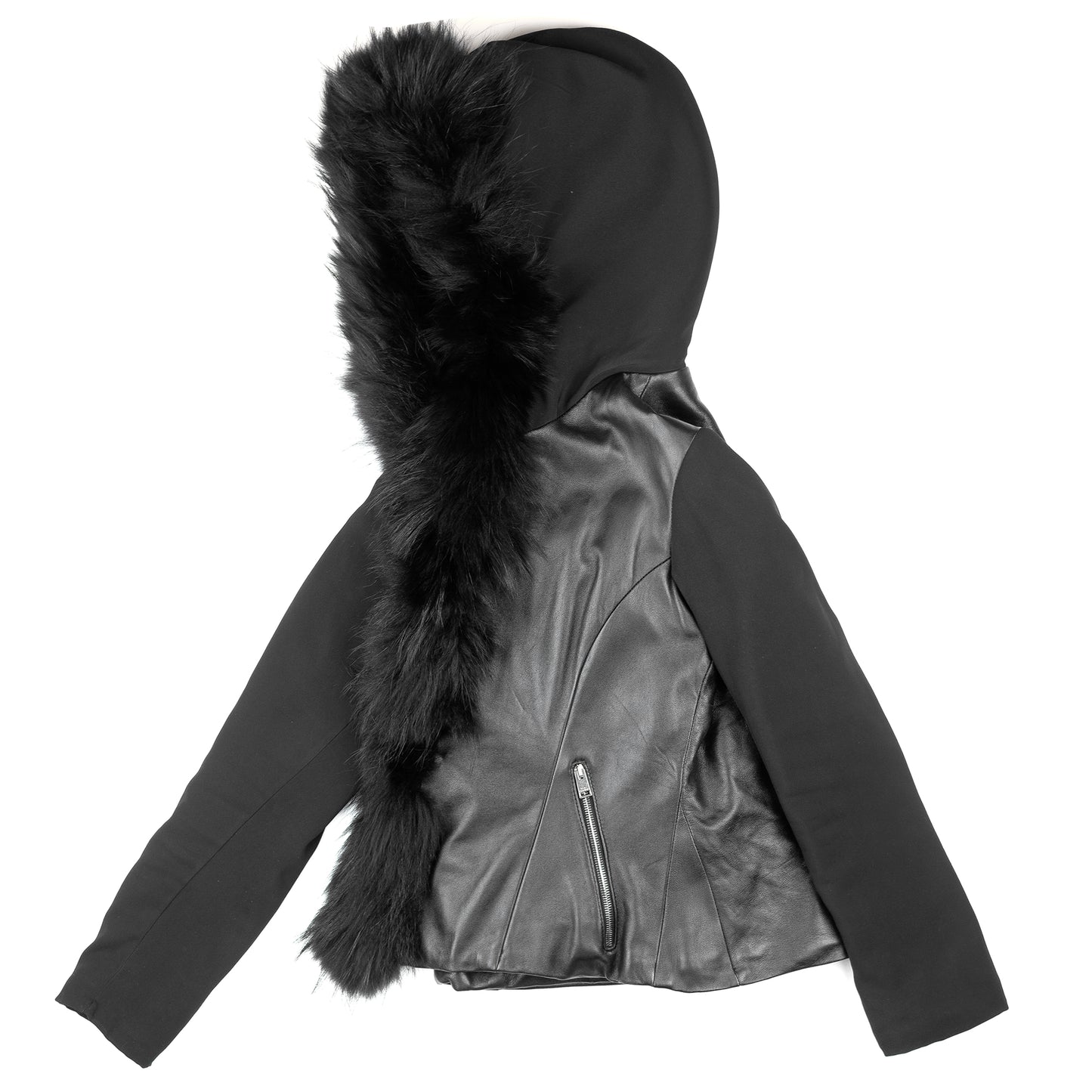 Cop Copine Black Vintage Fur Coat (S)