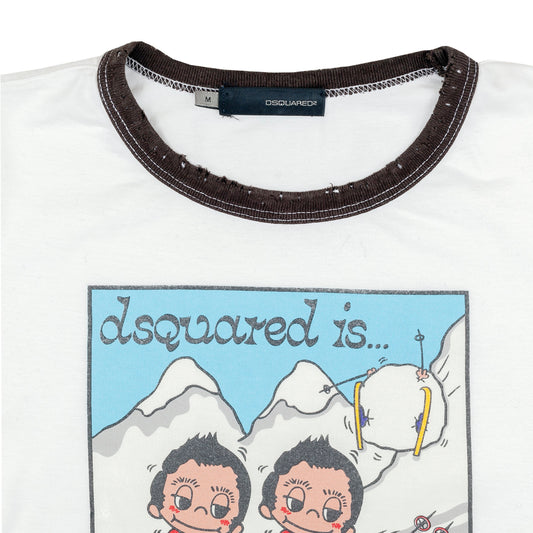 DSQUARED2 S/S 2005 “Hitting the Slopes” Ringer T-Shirt