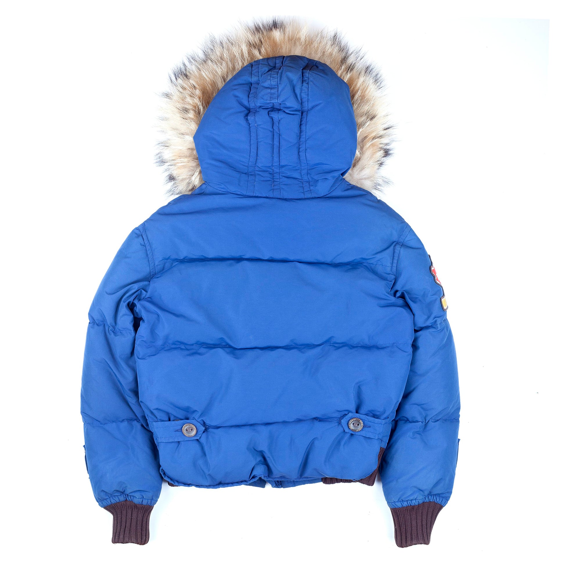 Dsquared2 Motherfluff Blue Puffer Jacket (S)