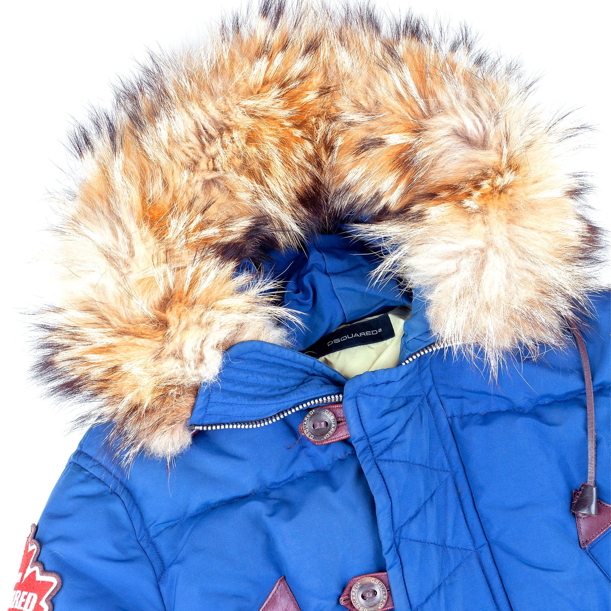 Dsquared2 Motherfluff Blue Puffer Jacket (S)