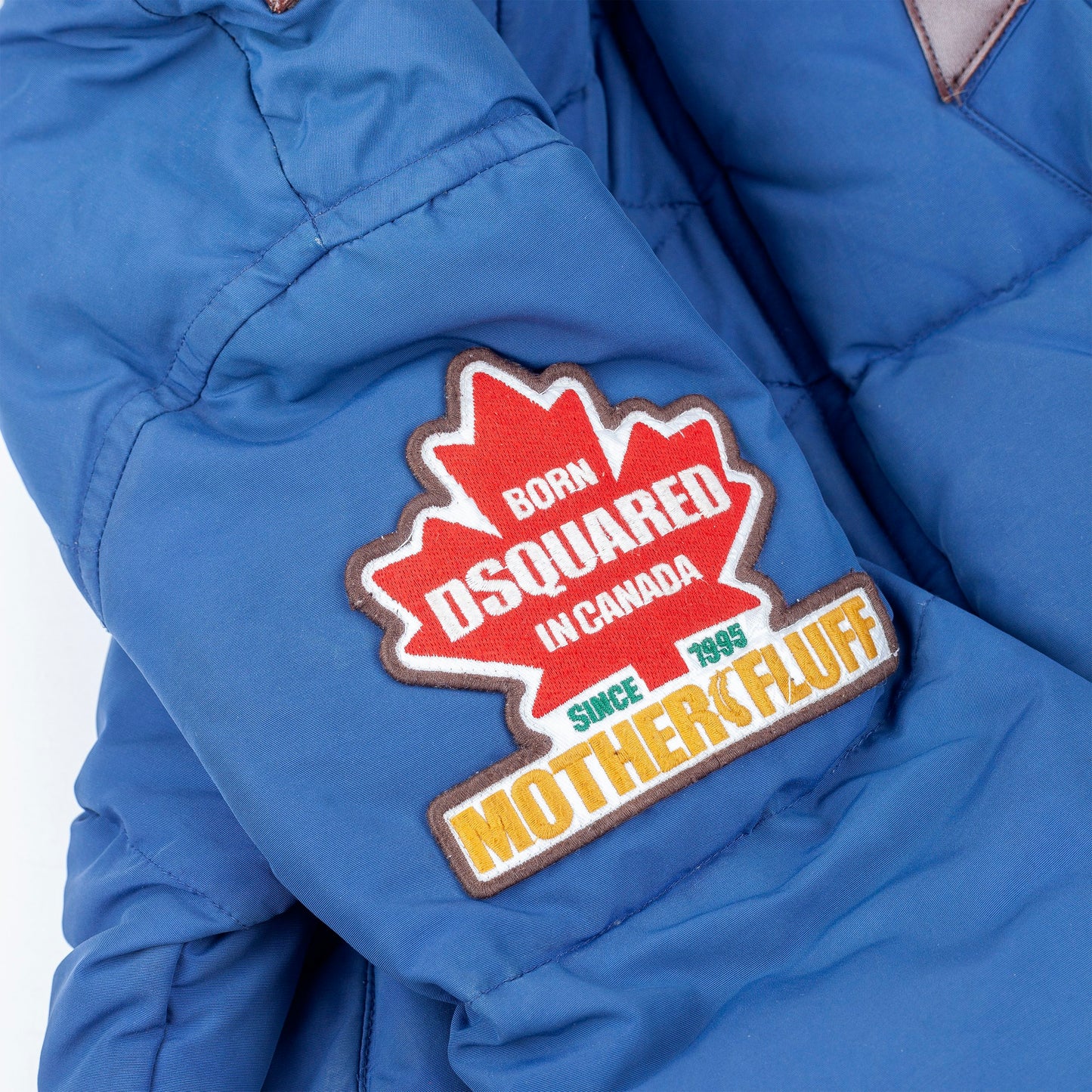 Dsquared2 Motherfluff Blue Puffer Jacket (S)