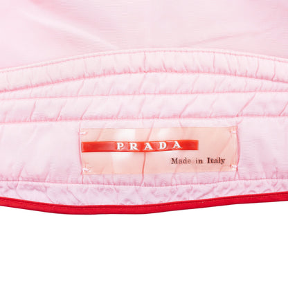 Prada Pink Nylon Knee Length Skirt