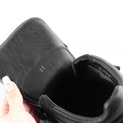 Philipp Plein Vintage Black Wedge Sneakers (37 IT/38 EU)