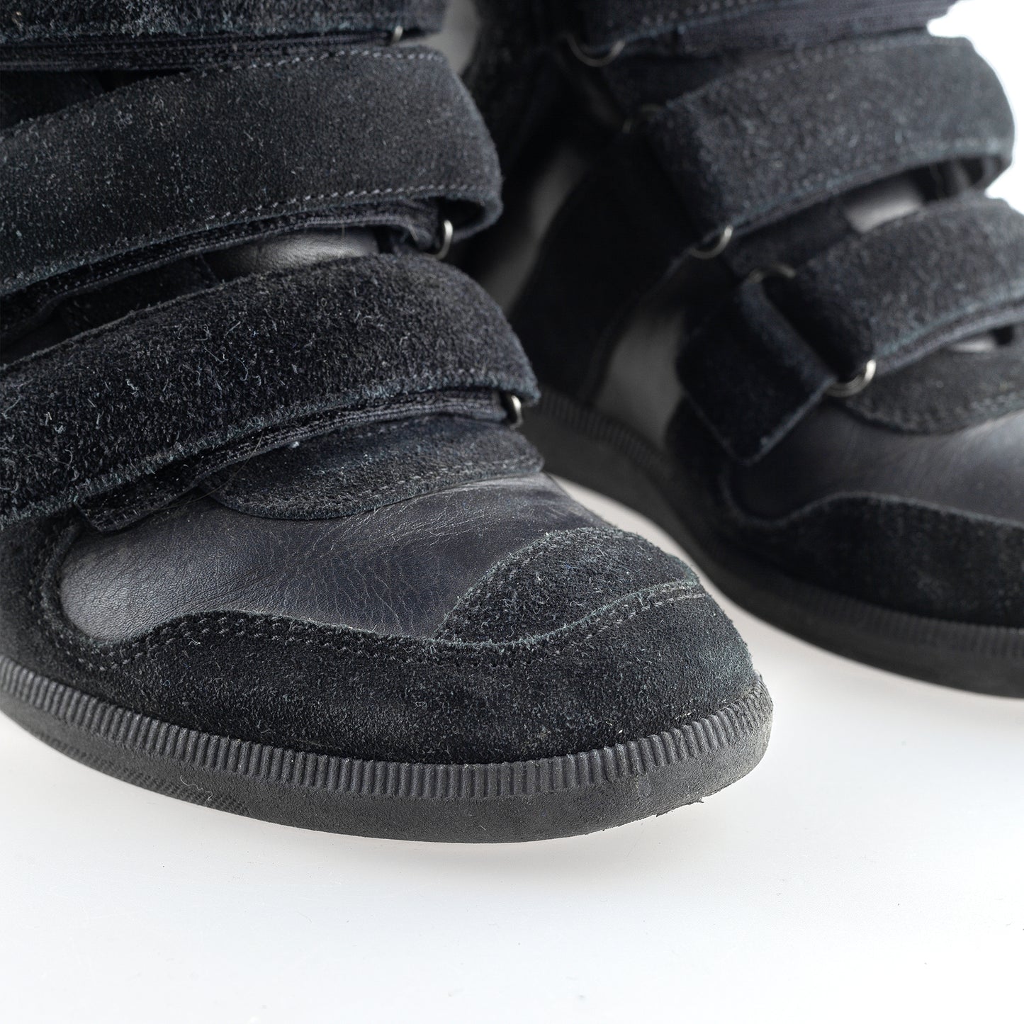 Philipp Plein Vintage Black Wedge Sneakers (37 IT/38 EU)