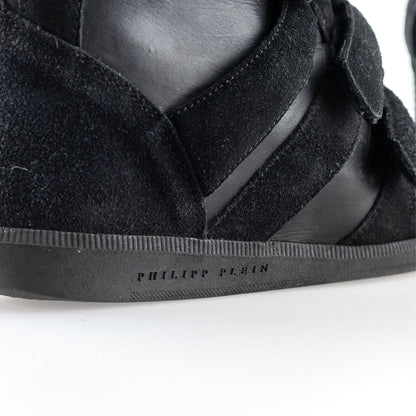 Philipp Plein Vintage Black Wedge Sneakers (37 IT/38 EU)