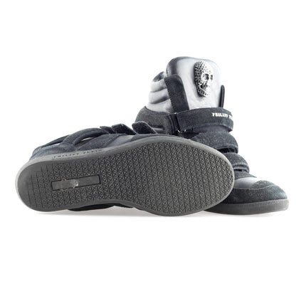 Philipp Plein Vintage Black Wedge Sneakers (37 IT/38 EU)