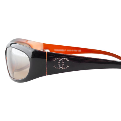 Chanel 6004-B Black/Orange Vintage Sunglasses