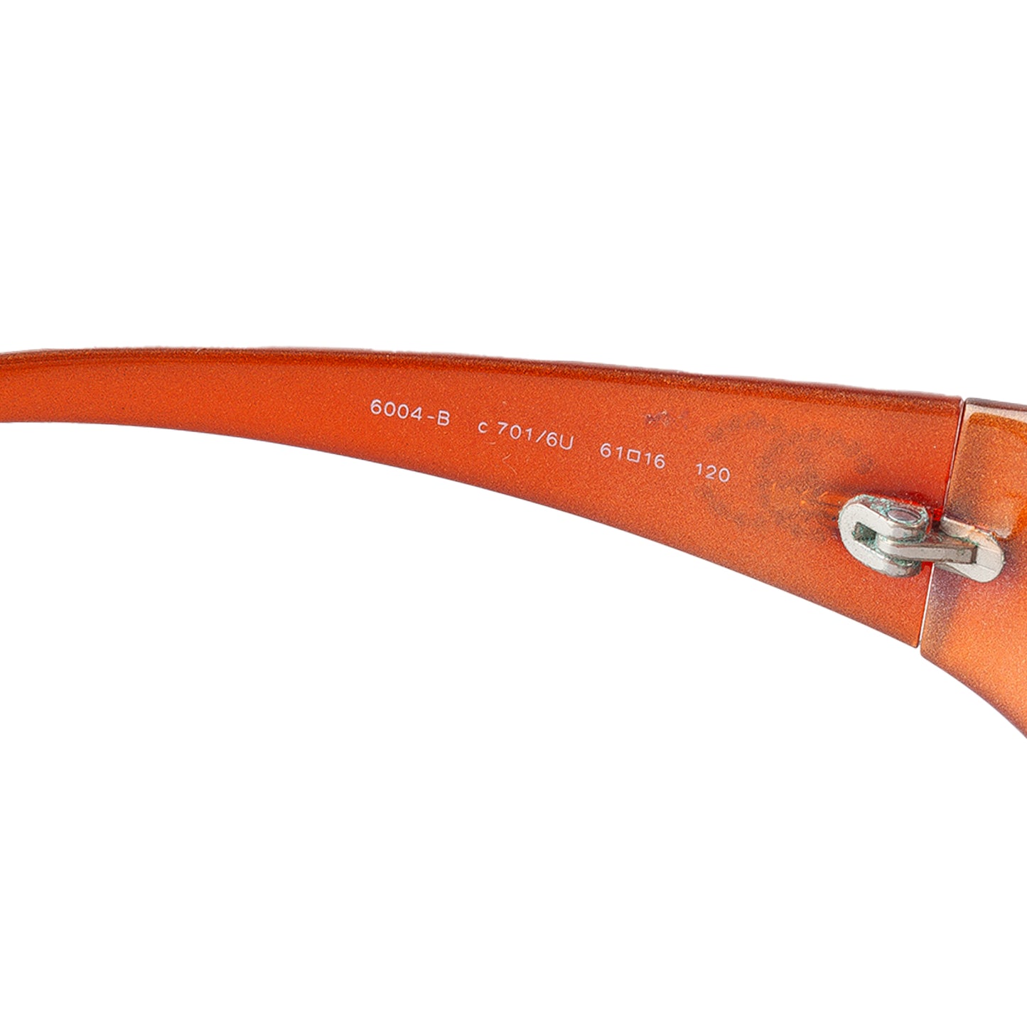 Chanel 6004-B Black/Orange Vintage Sunglasses