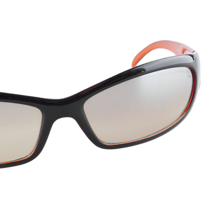 Chanel 6004-B Black/Orange Vintage Sunglasses