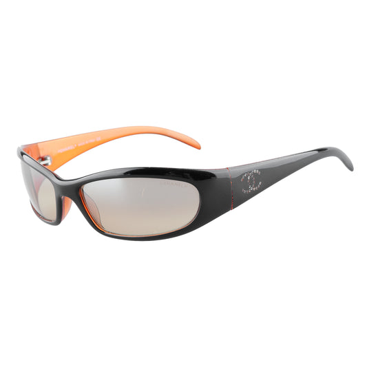 Chanel 6004-B Black/Orange Vintage Sunglasses