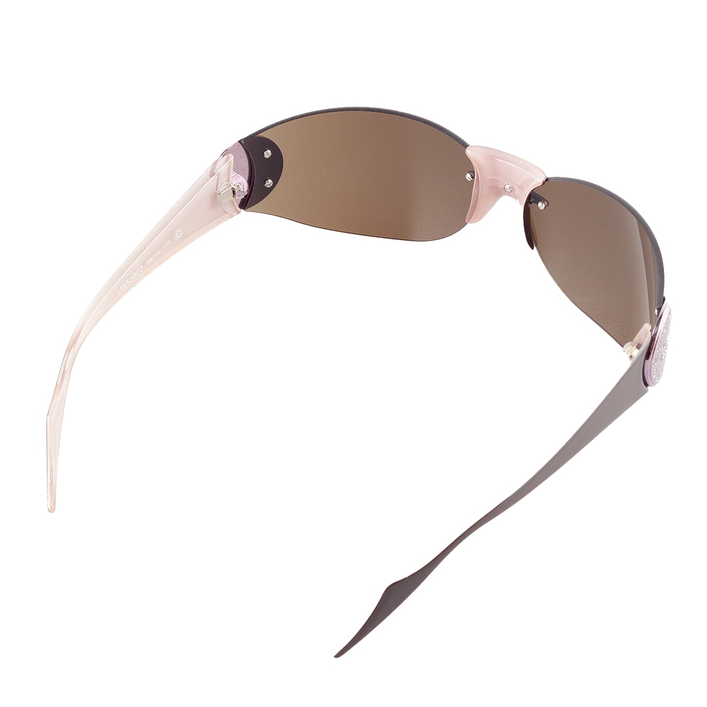 Vivienne Westwood VW53802 Pink Watch Vintage Shield Sunglasses