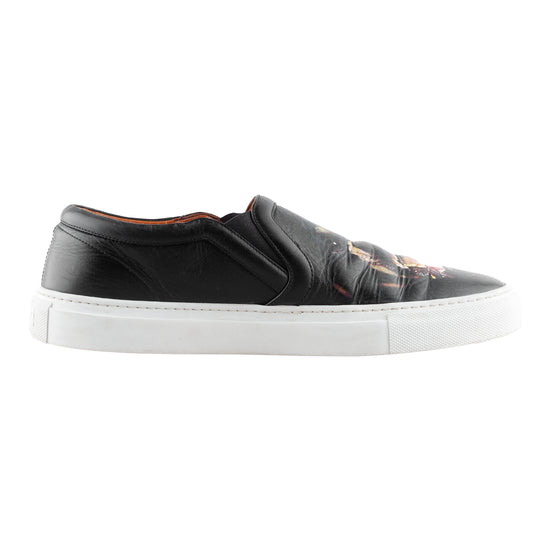 Givenchy Paris by Tisci 2011 Rottweiler Black Leather Slip Ons (42 IT/43 EU)