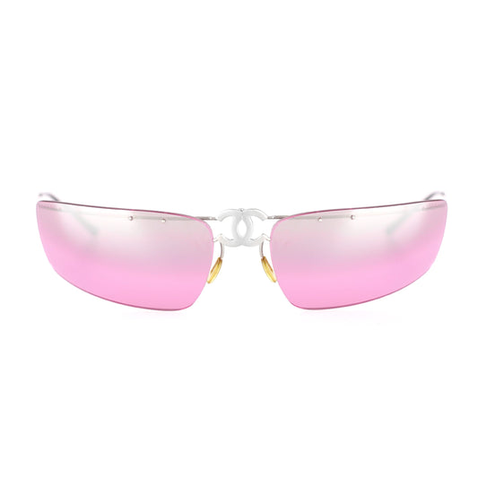 Chanel 4032 Foldable Logo Pink Sunglasses