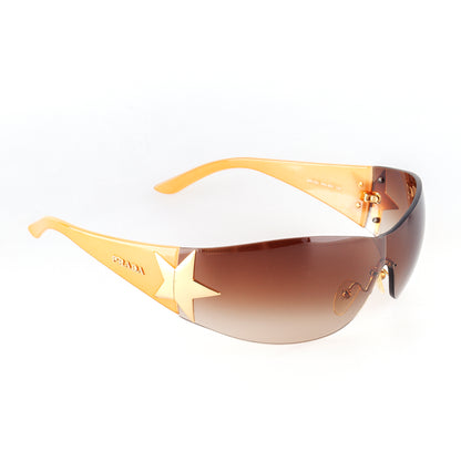 Prada SPR 72G 5AK Yellow Star Sunglasses