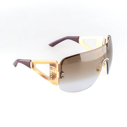 Dior Escrime 1 Tortoise Vintage Shield Sunglasses