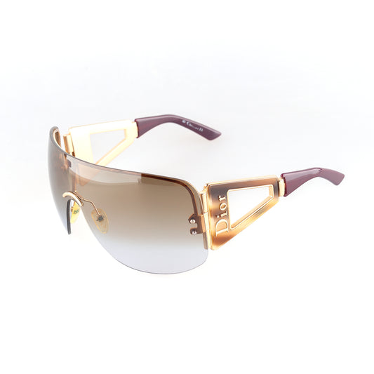 Dior Escrime 1 Tortoise Vintage Shield Sunglasses