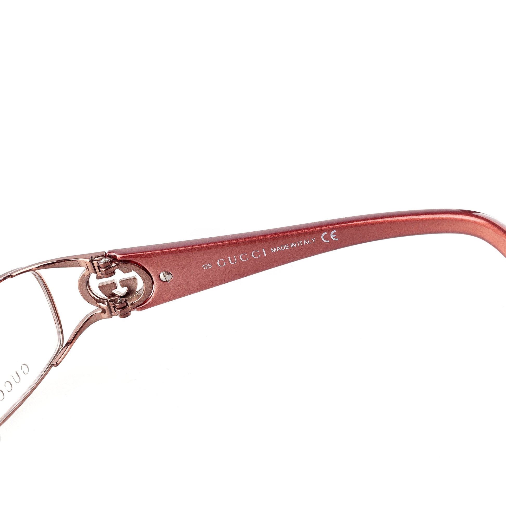 Gucci 125 GG 2811 QYV Burgundy Eye Glasses