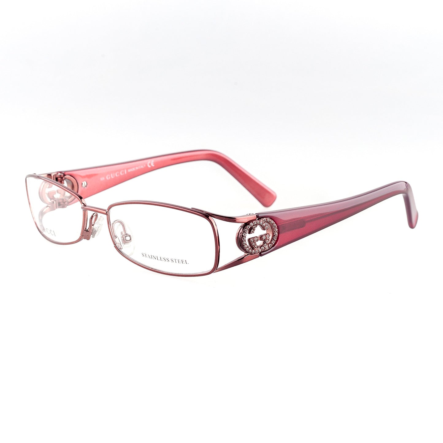 Gucci 125 GG 2811 QYV Burgundy Eye Glasses