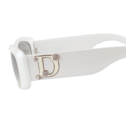 Christian Dior Couture 2 AUD 29 White Sunglasses