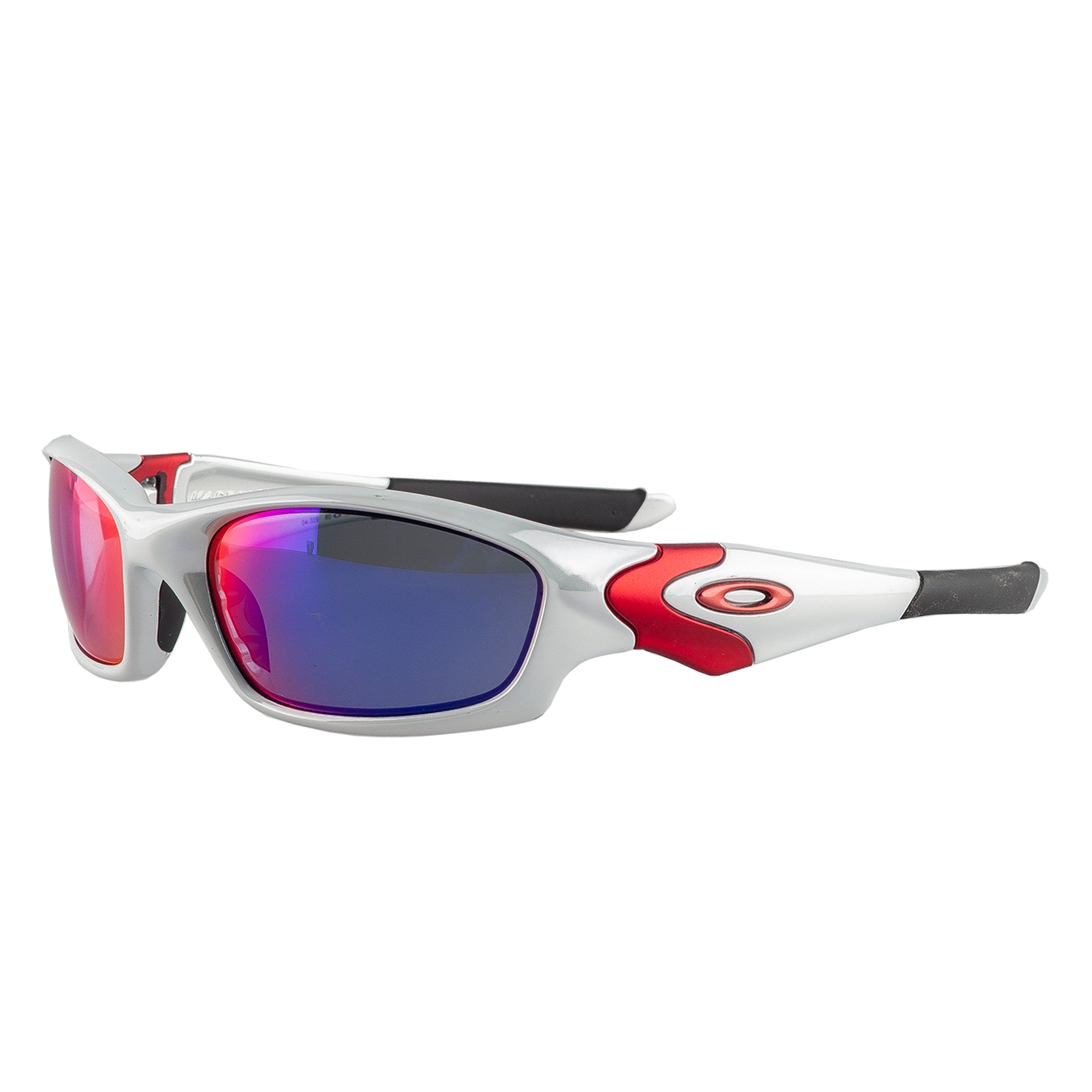 Oakley 2007 Straight Jacket Grey/Red Vintage Sunglasses