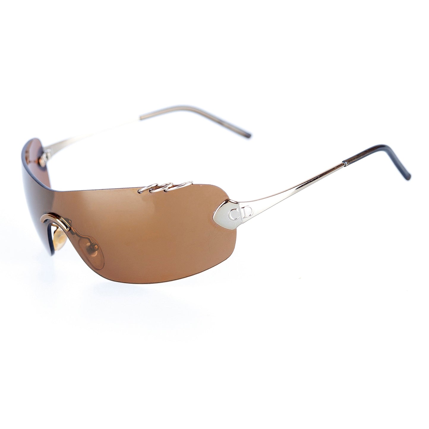 Dior Piercing Bronze Brown Mask Sunglasses