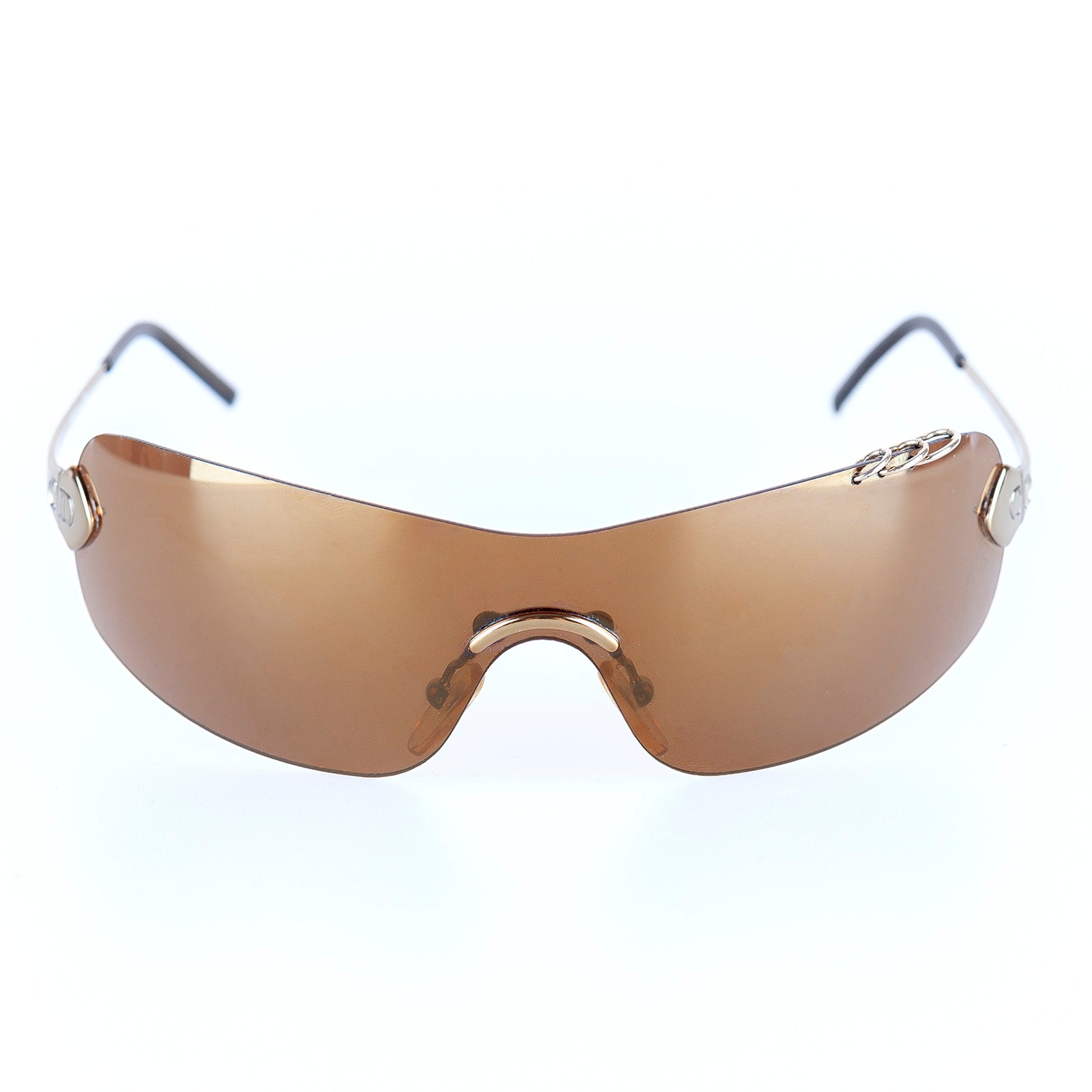 Dior Piercing Bronze Brown Mask Sunglasses