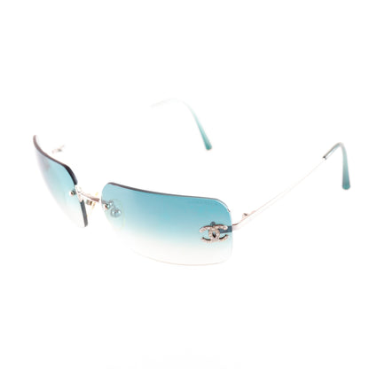 Chanel 4017 CC Blue Gradient Sunglasses.