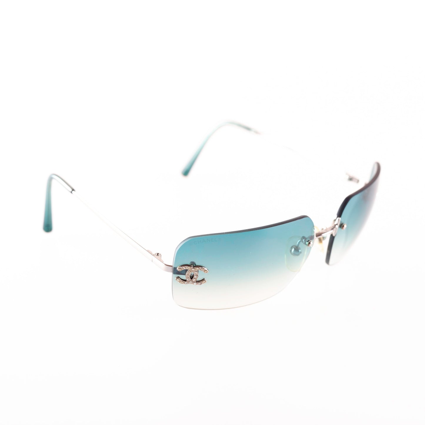 Chanel 4017 CC Blue Gradient Sunglasses.