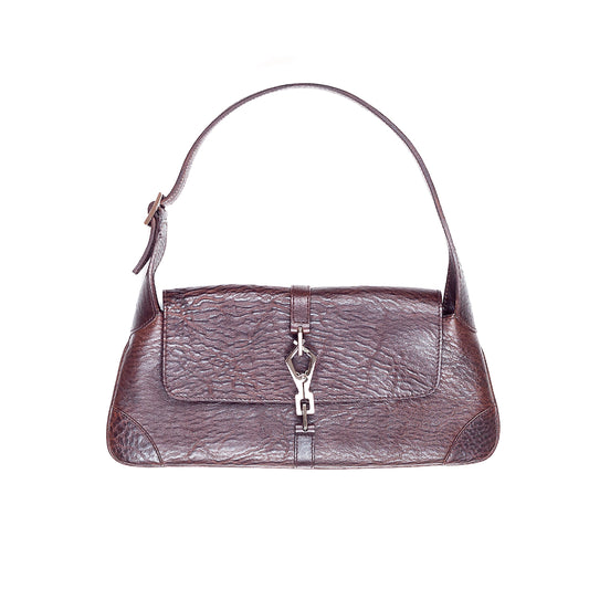 Gucci Jackie Brown Leather Handbag