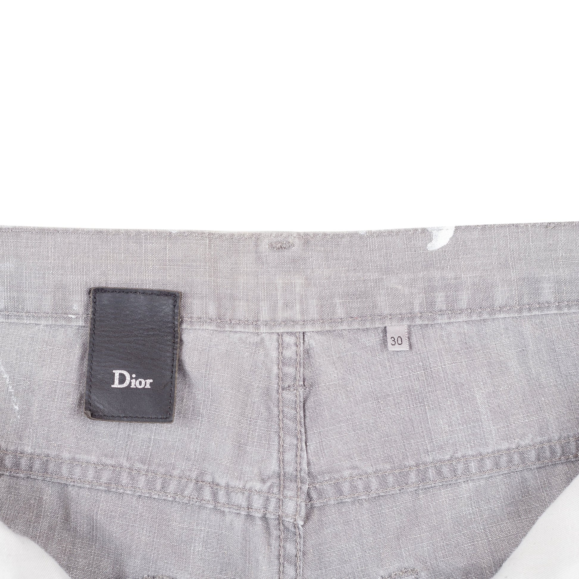 Dior Homme by Hedi Slimane 2006 “White Paint” Jeans