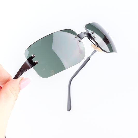 Chanel 4005 C.101/71 Rimless Vintage Sunglasses