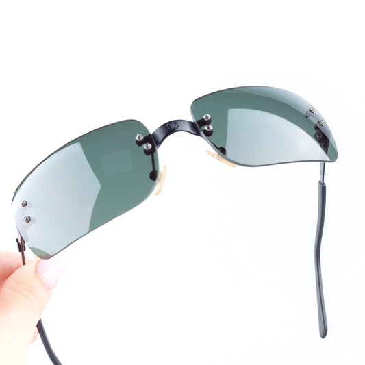 Chanel 4005 C.101/71 Rimless Vintage Sunglasses