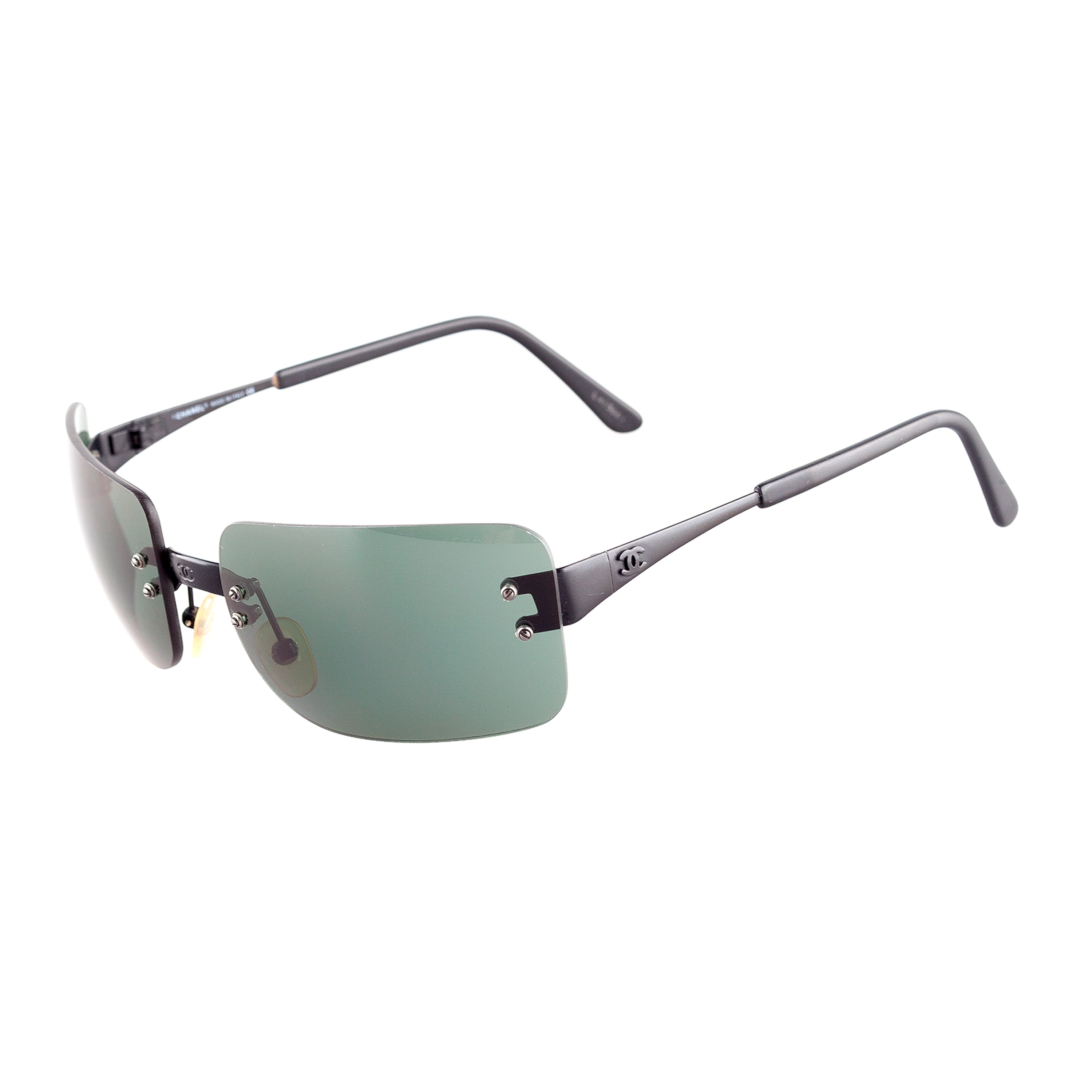 Chanel 4005 C.101/71 Rimless Vintage Sunglasses