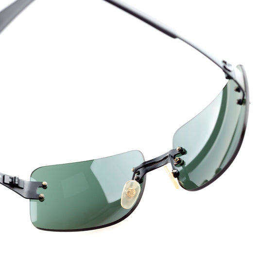 Chanel 4005 C.101/71 Rimless Vintage Sunglasses