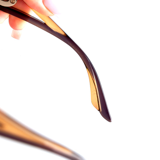 Christian Dior Volute 2 LNLO1B76OP Brown Vintage Sunglasses