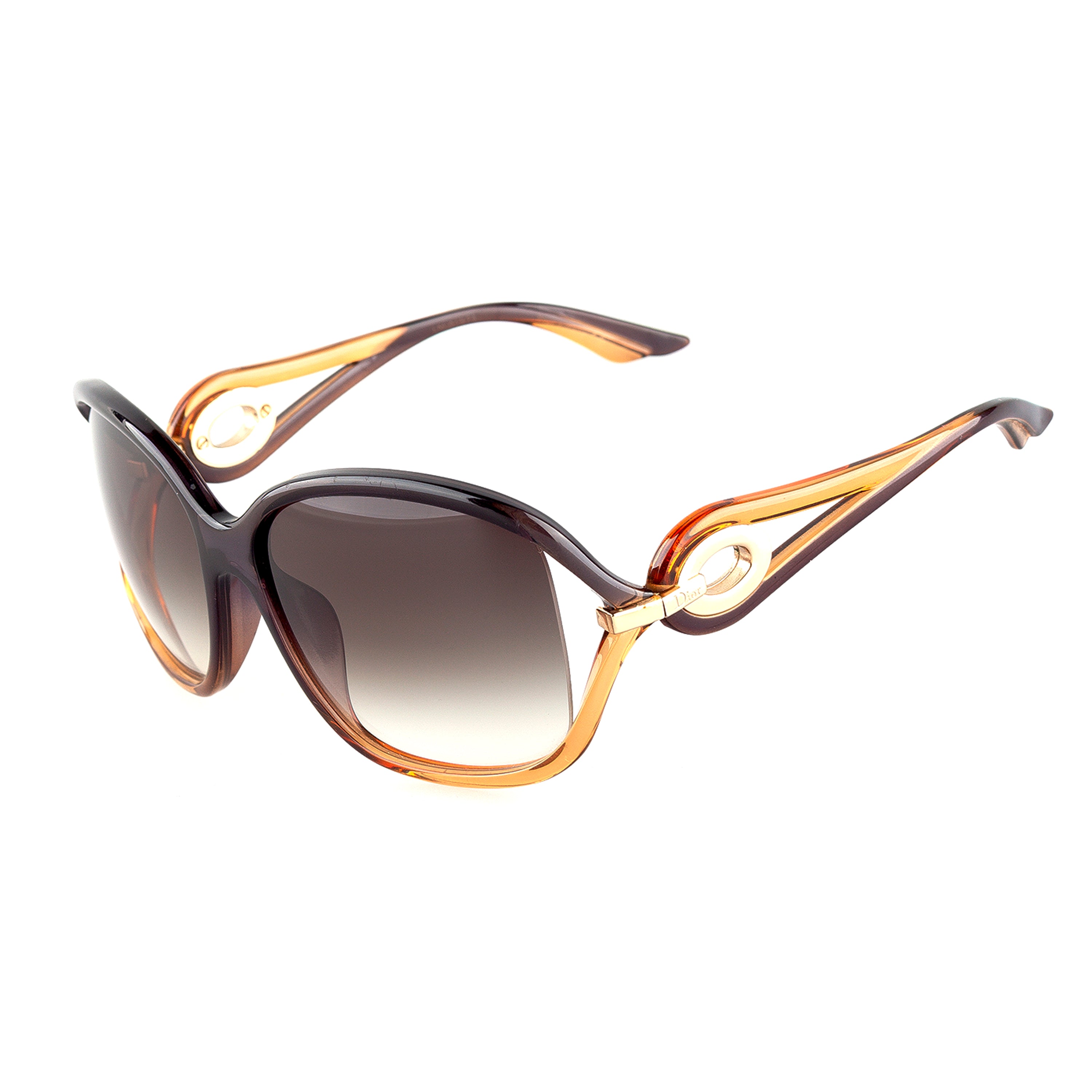 Christian Dior Volute 2 LNLO1B76OP Brown Vintage Sunglasses