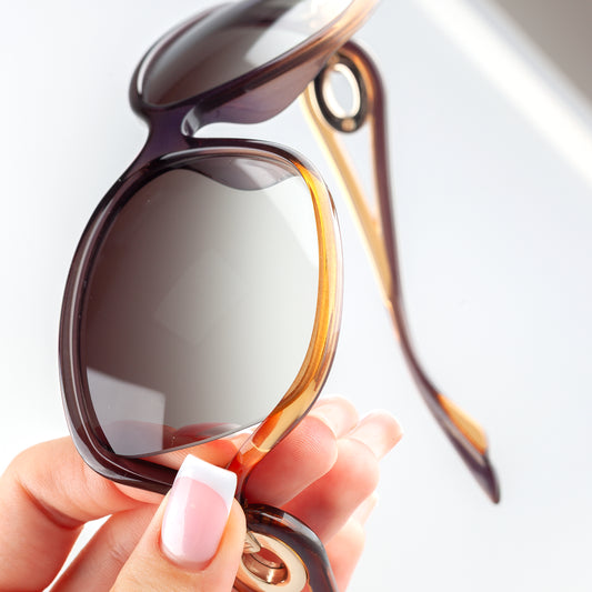 Christian Dior Volute 2 LNLO1B76OP Brown Vintage Sunglasses