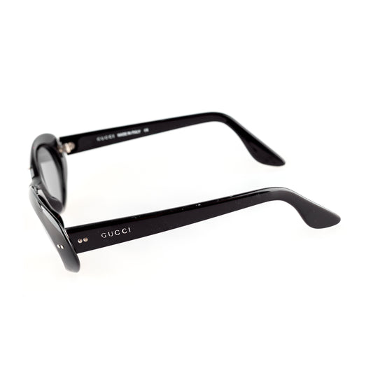 Gucci GG 2413/S 807 Black Oval Vintage Sunglasses