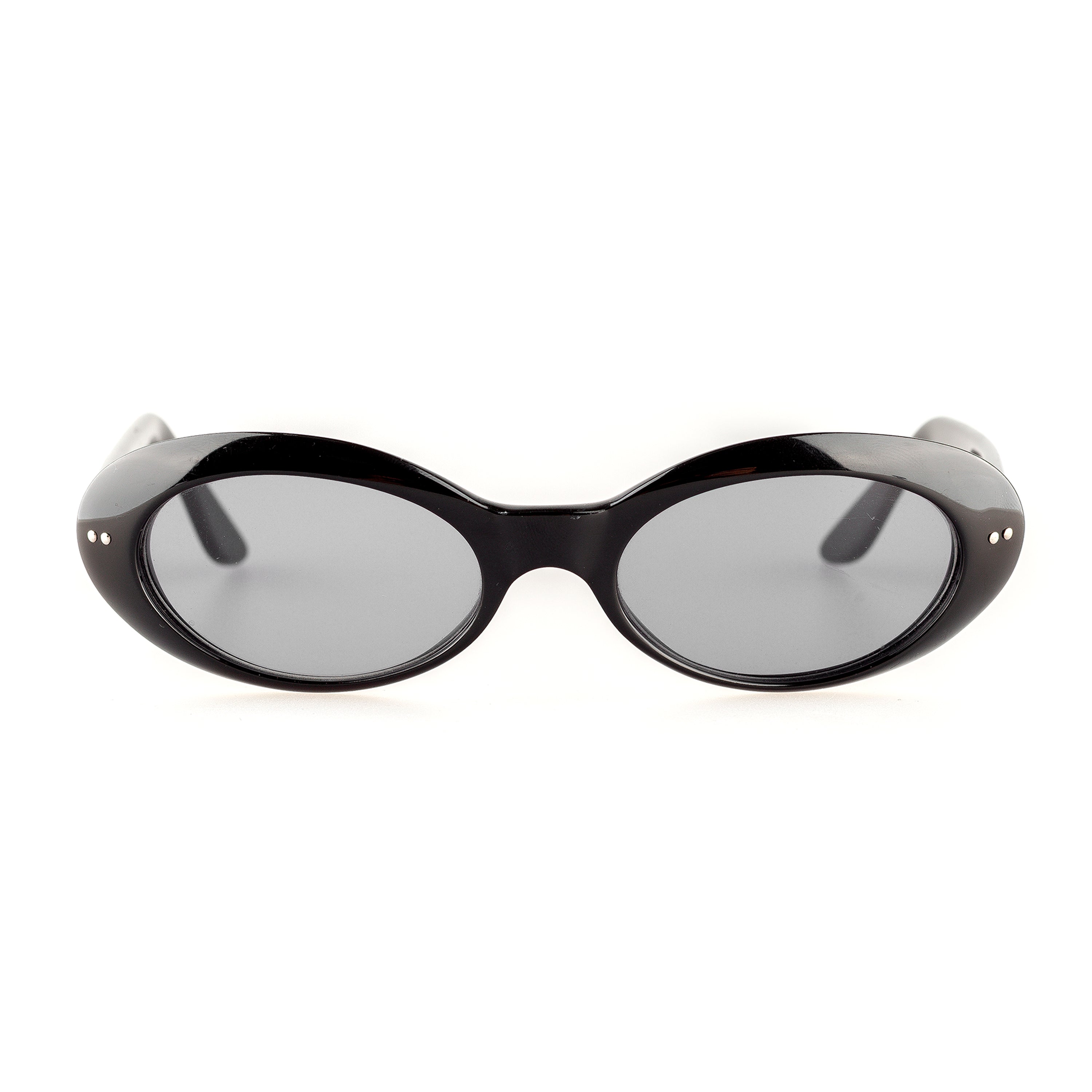 Gucci GG 2413/S 807 Black Oval Vintage Sunglasses