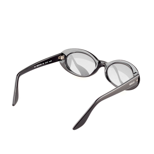 Gucci GG 2413/S 807 Black Oval Vintage Sunglasses