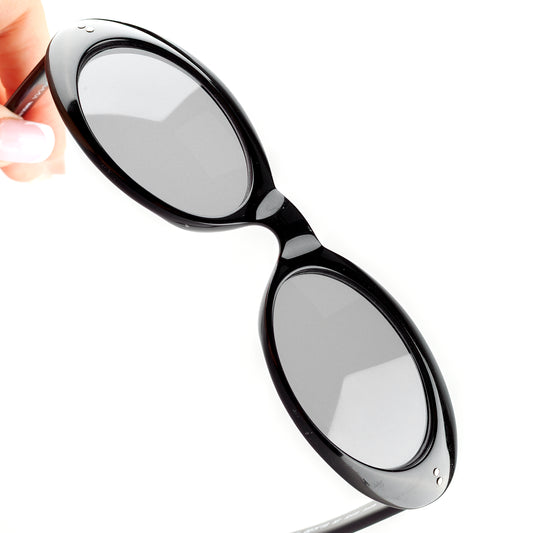 Gucci GG 2413/S 807 Black Oval Vintage Sunglasses