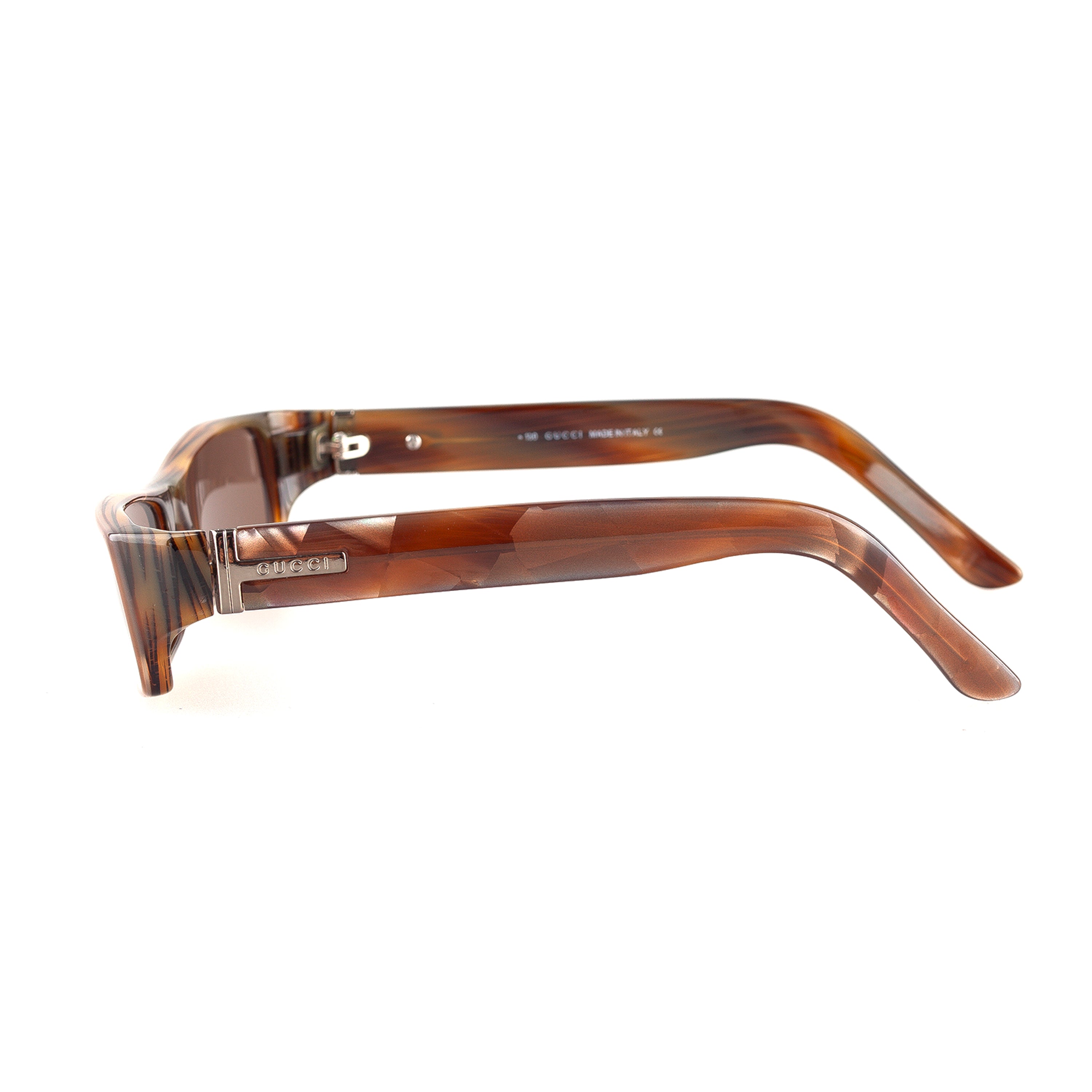 Gucci GG 1444/S 5T7 Brown Rectangle Vintage Sunglasses