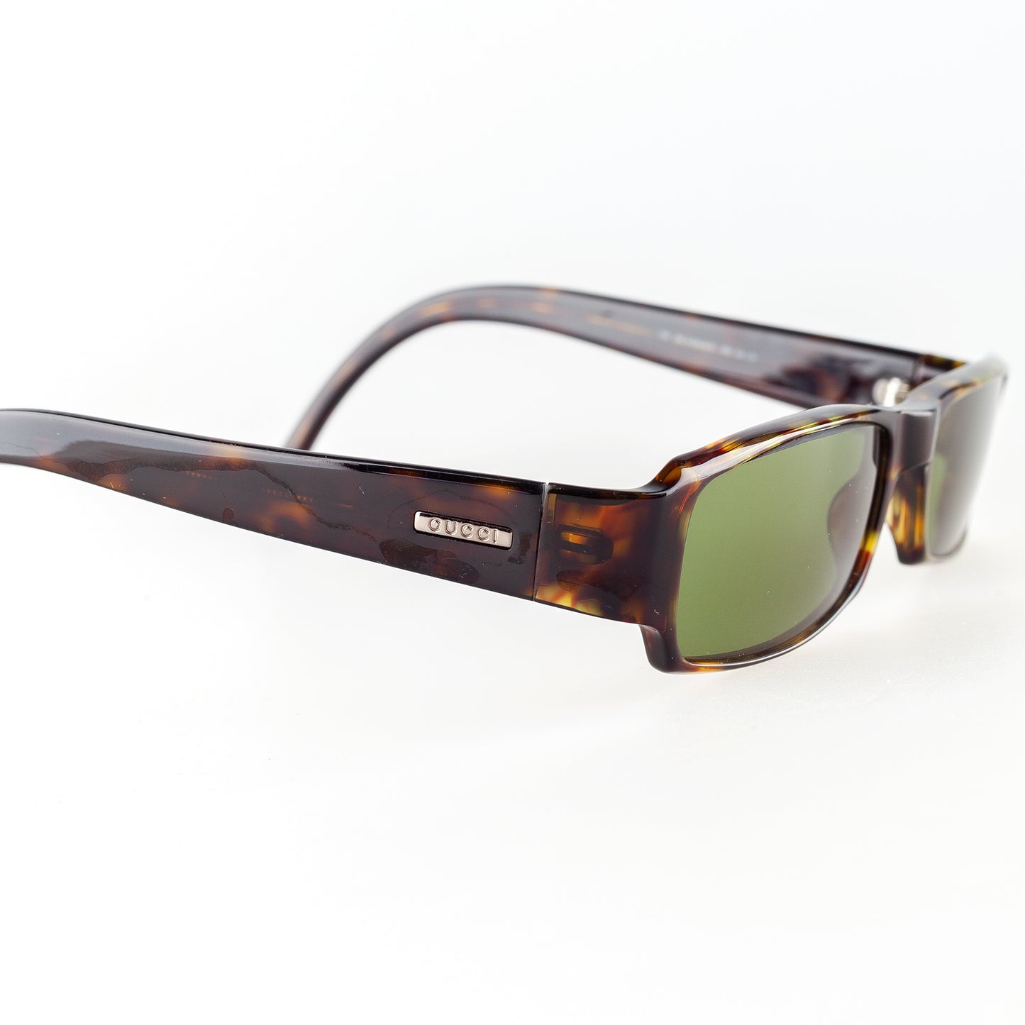 Gucci GG 1438/N/S 086 Brown Tortoise Rectangle Vintage Sunglasses
