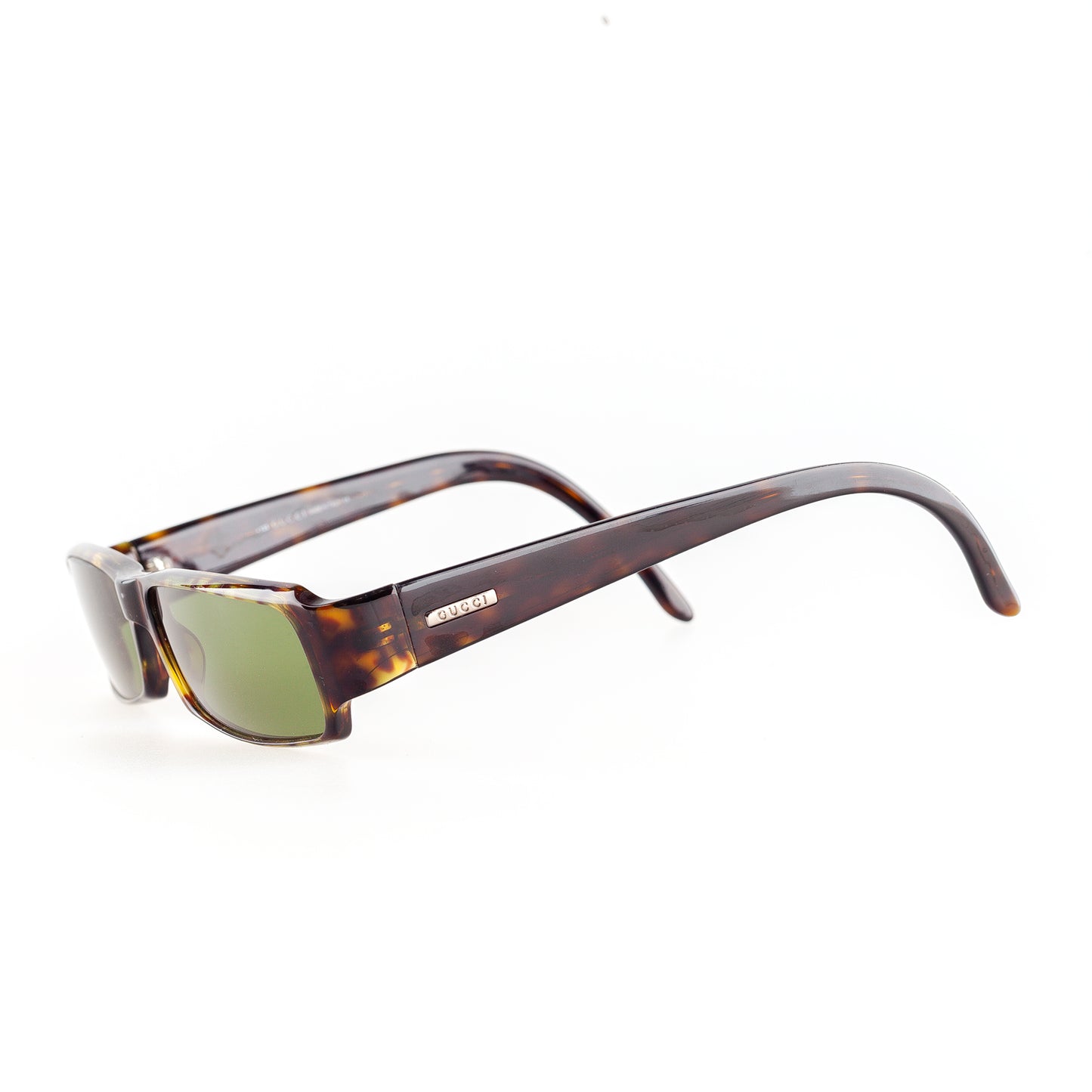 Gucci GG 1438/N/S 086 Brown Tortoise Rectangle Vintage Sunglasses