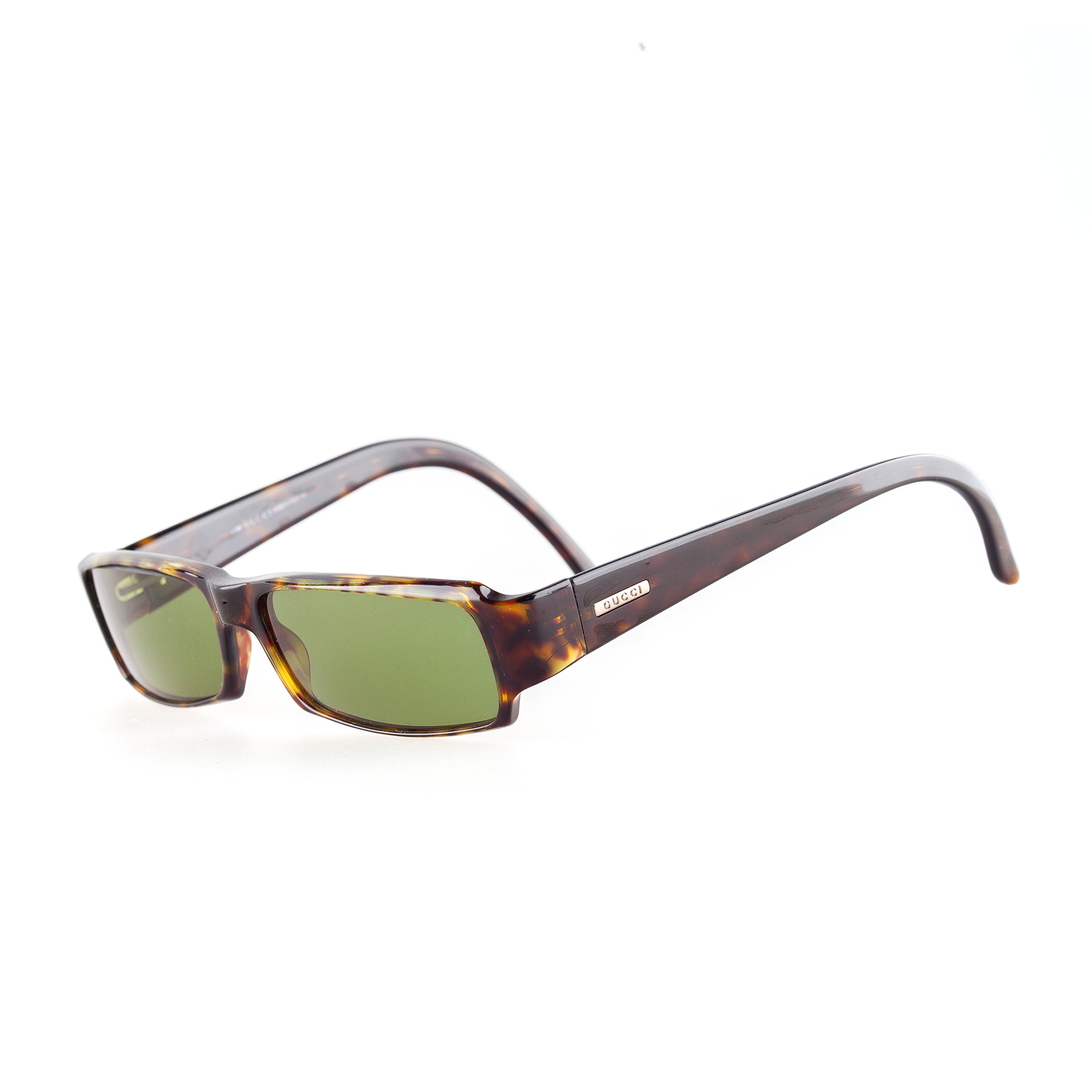 Gucci GG 1438/N/S 086 Brown Tortoise Rectangle Vintage Sunglasses