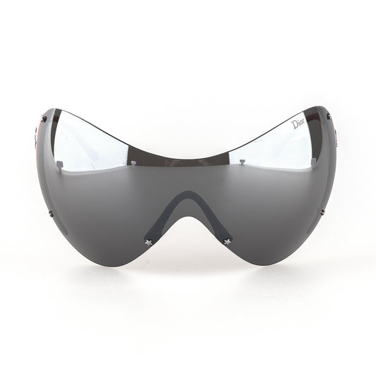 Christian Dior “DIOR SKI 1”  Vintage Red Shield Mask Sunglasses
